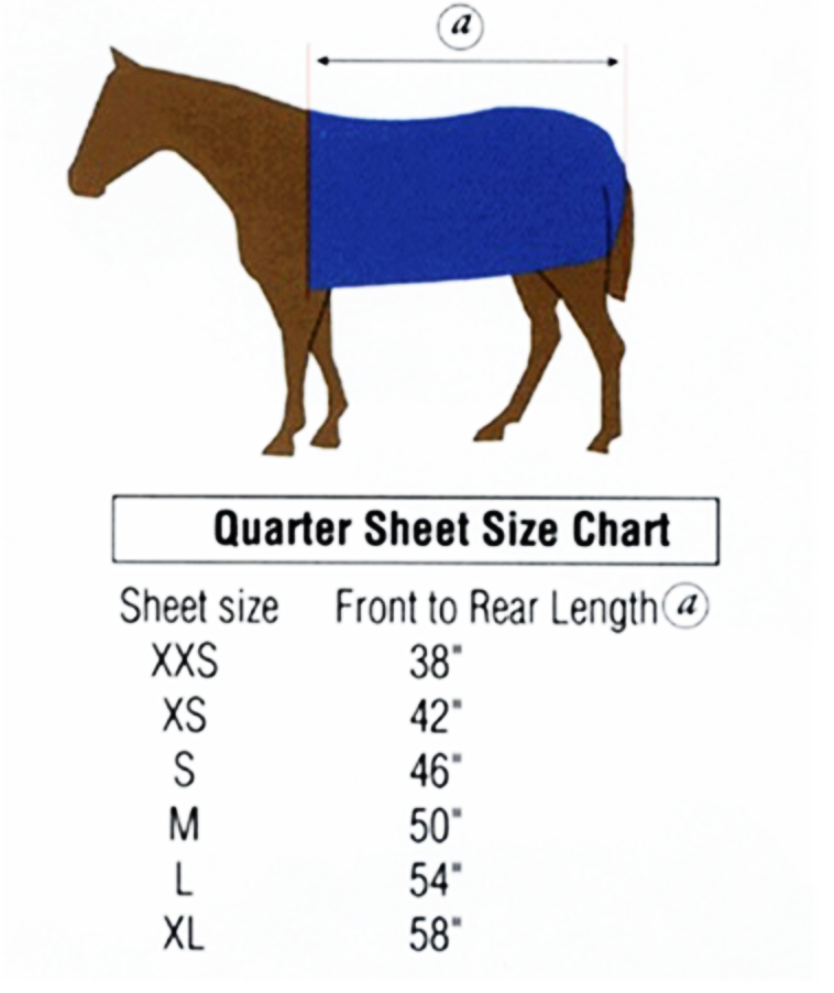 GlenAyre Equestrian Curvon Coolerfleece Quarter Sheet