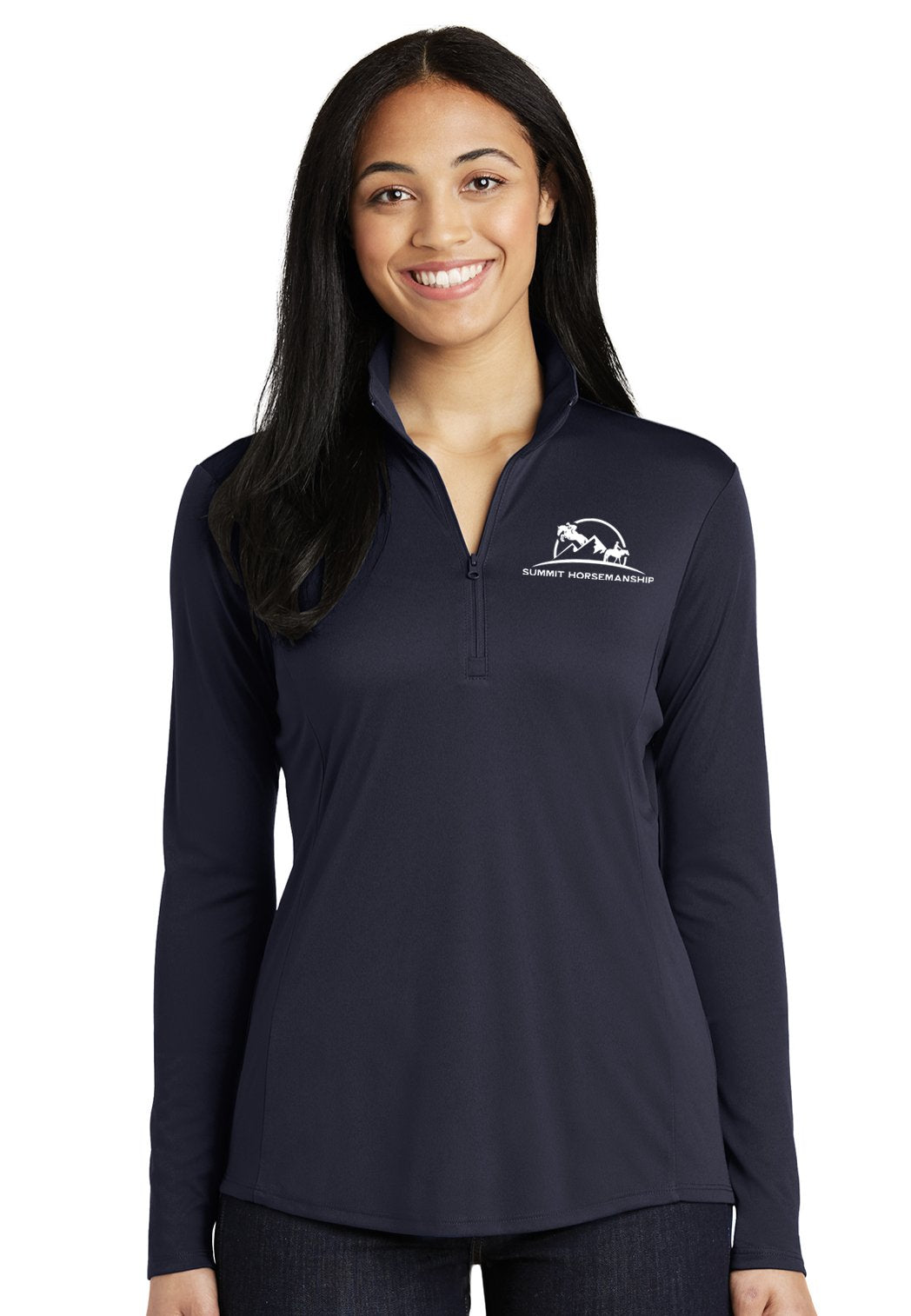 Summit Horsemanship Sport-Tek® Ladies PosiCharge® Competitor™ 1/4-Zip Pullover