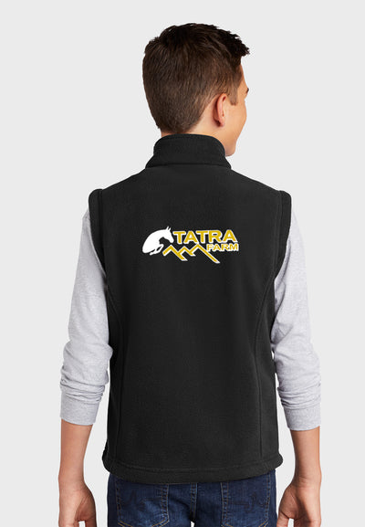 Tatra Farm Port Authority® Youth Value Fleece Vest - Black