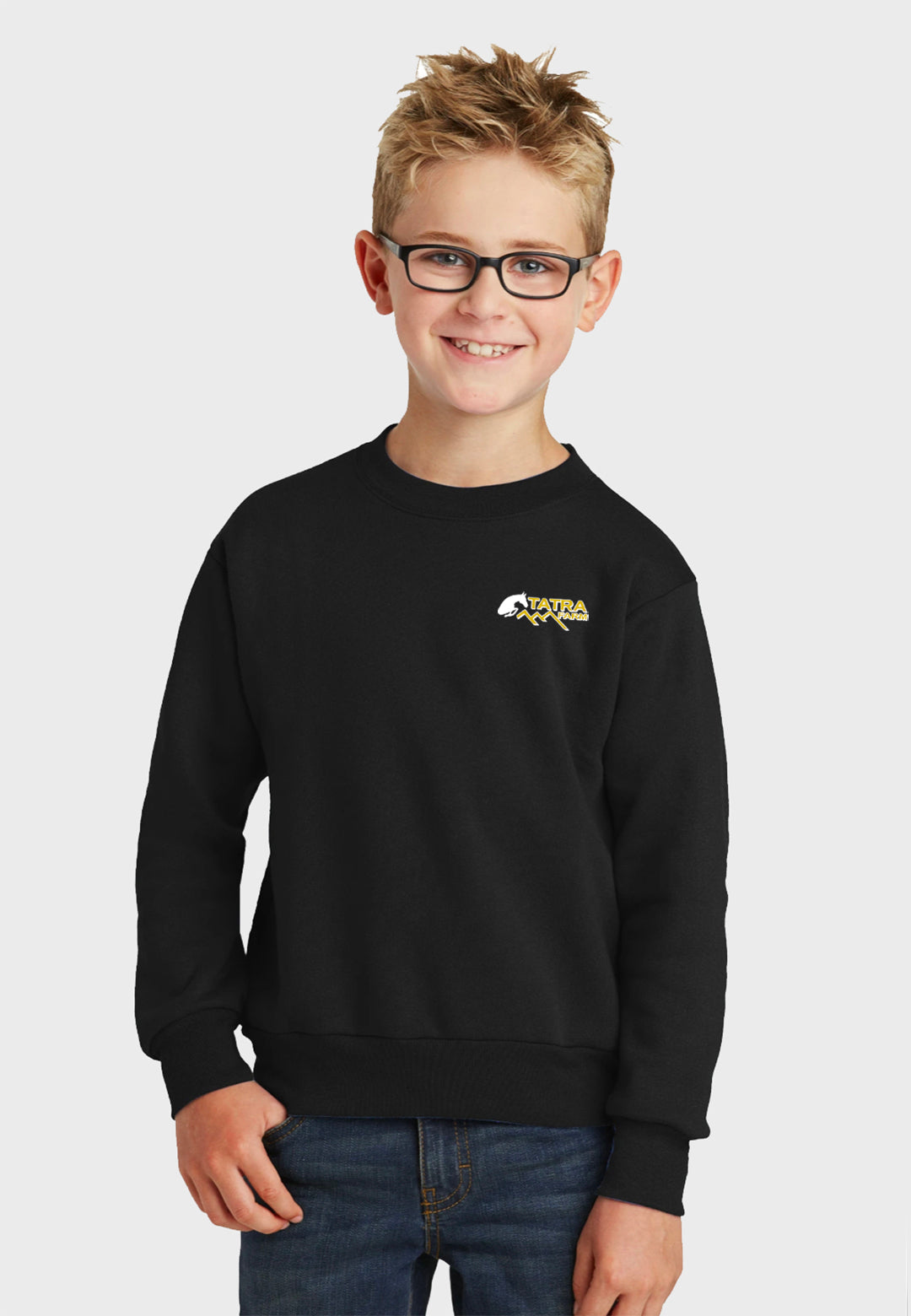 Tatra Farm Port & Company® Youth Core Fleece Crewneck Sweatshirt