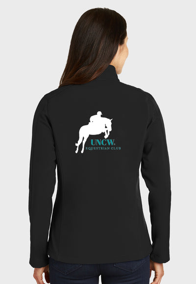 UNCW Equestrian Club Port Authority® Ladies Core Soft Shell Jacket - Black