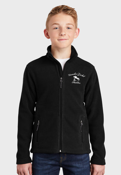VanderZicht Stables Port Authority® Men's + Youth Fleece Jacket - Black