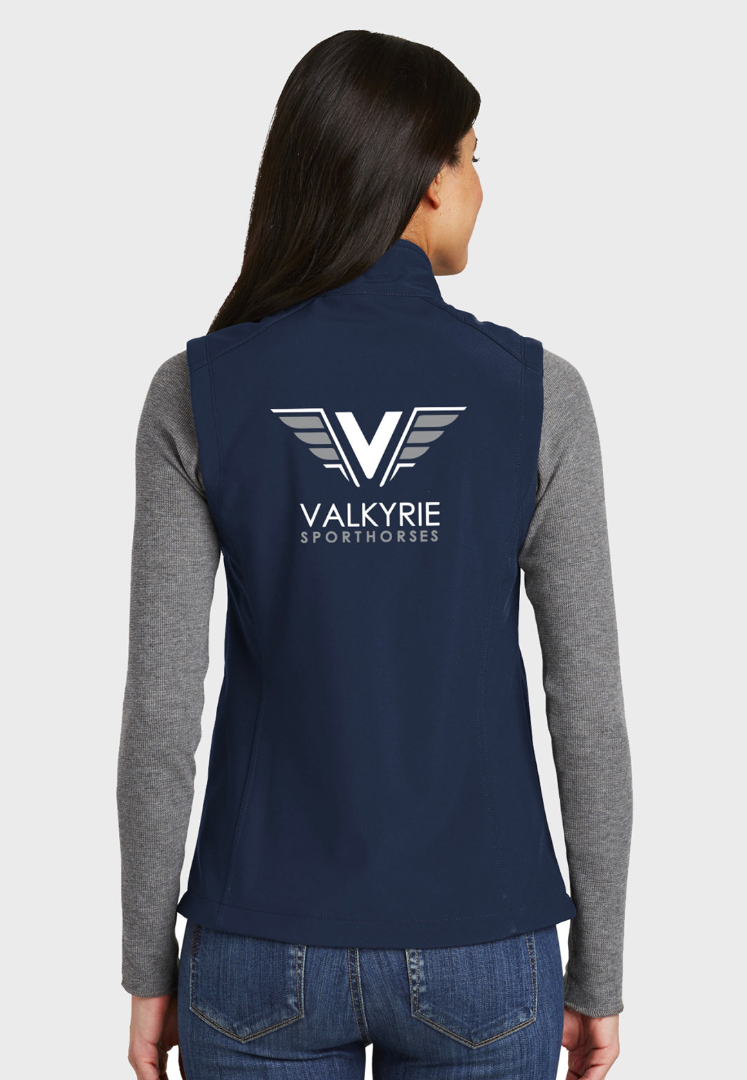 Valkyrie Port Authority® Ladies Core Soft Shell Vest - Navy