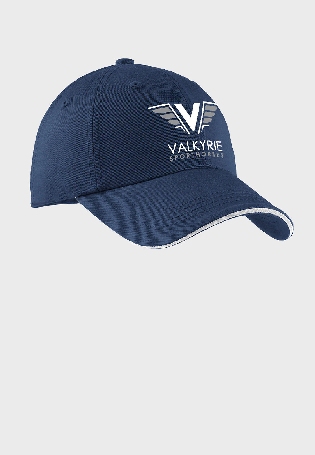 Valkyrie Sporthorses Port Authority® Sandwich Bill Cap with Striped Closure