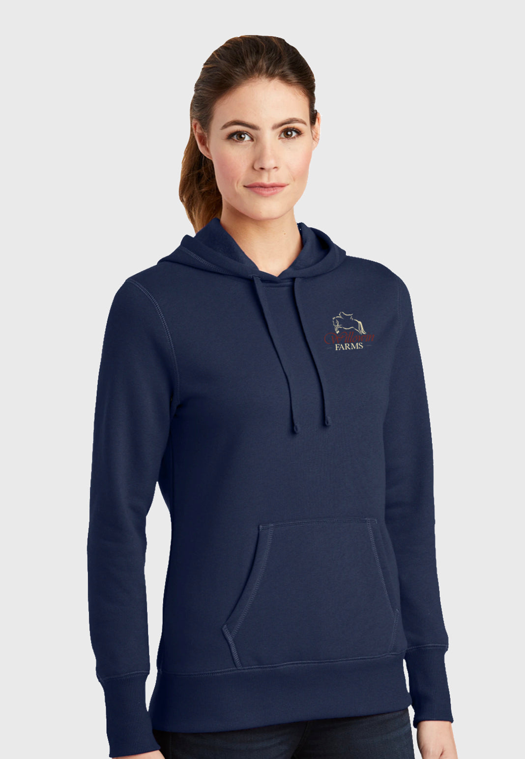 Willowin Farms Sport-Tek® Ladies Pullover Hooded Sweatshirt - Navy