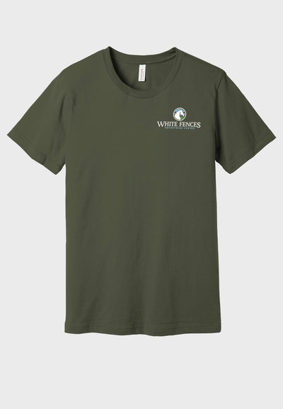 White Fences Equestrian Center BELLA+CANVAS ® Adult Unisex Jersey Short Sleeve Tee - Multiple Color Options