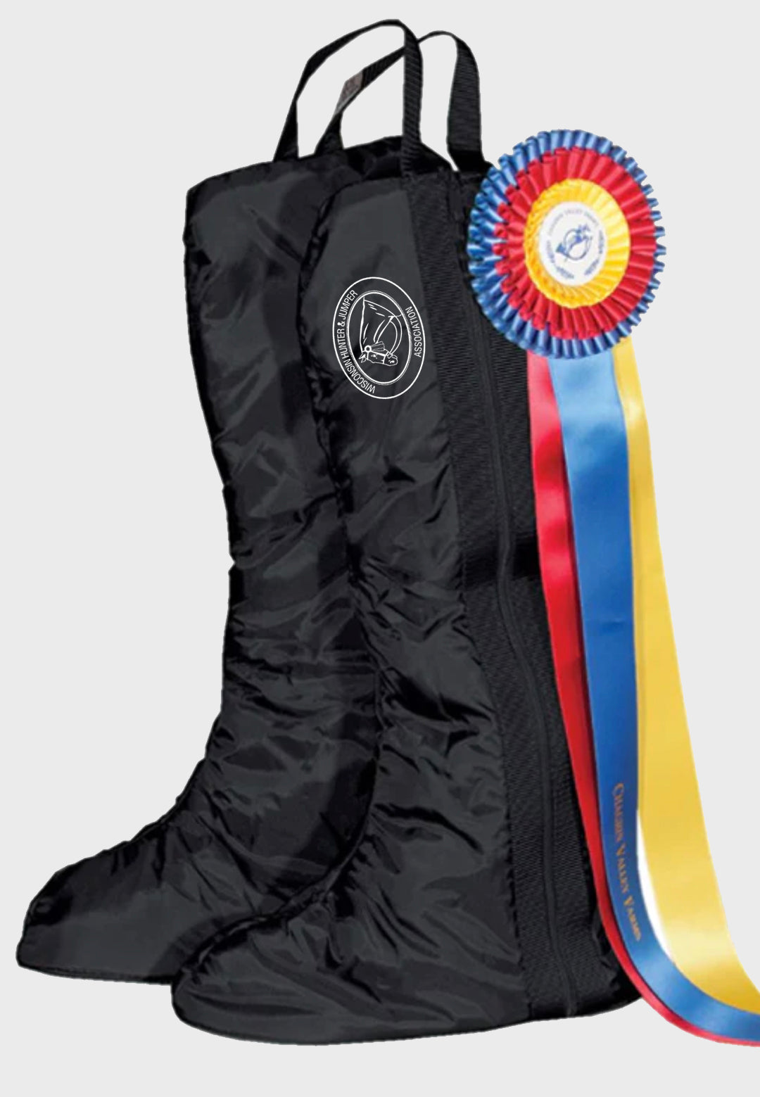 Wisconsin Hunter + Jumper Assoc. Dura-Tech® Supreme English Tall Boot Bag - Black