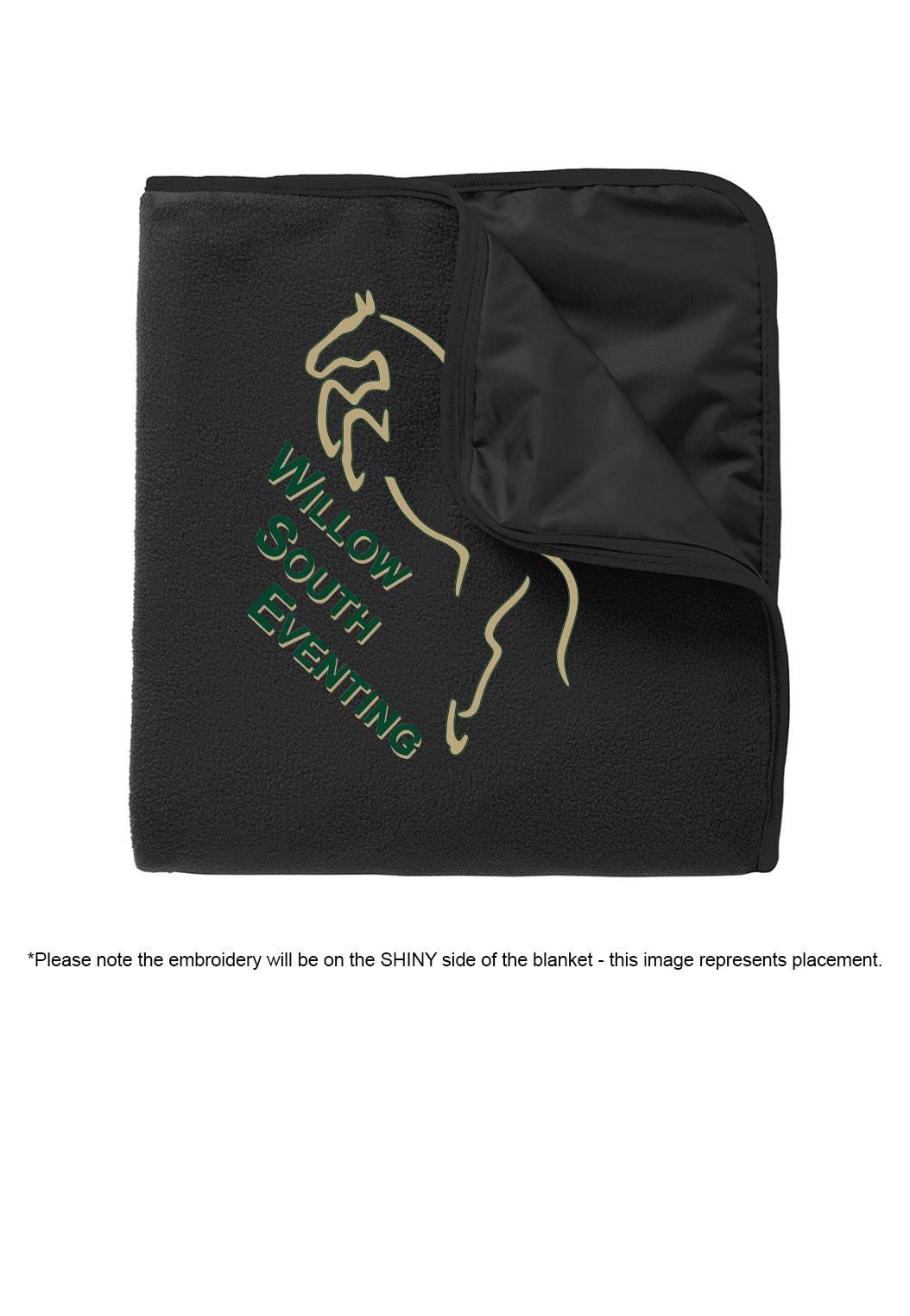 Willow South Eventing Port Authority® Fleece & Poly Travel Blanket