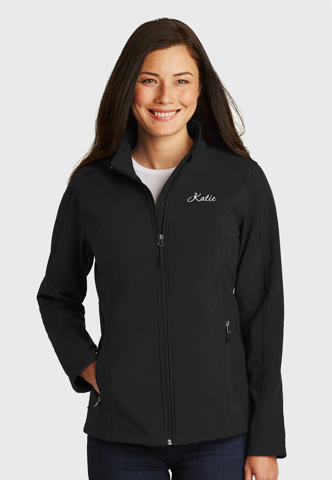 In Your Dreams Farm Port Authority® Ladies + Youth Core Soft Shell Jacket - Black
