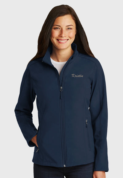 Menlo Circus Club Port Authority® Ladies + Youth Core Soft Shell Jacket
