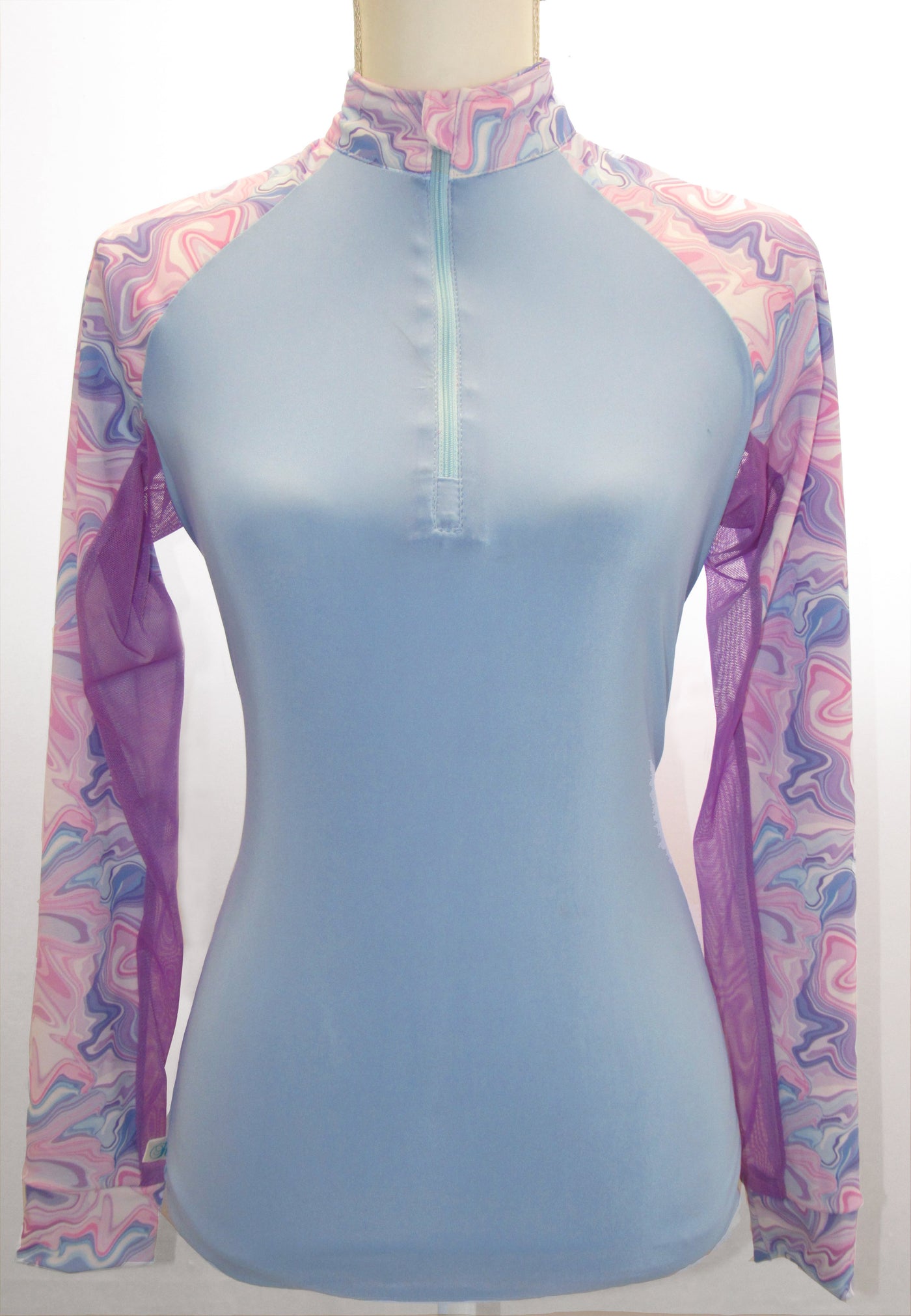 Pastel Color Choice Sunshirt with Swirl Pattern - Adult + Youth Sizes