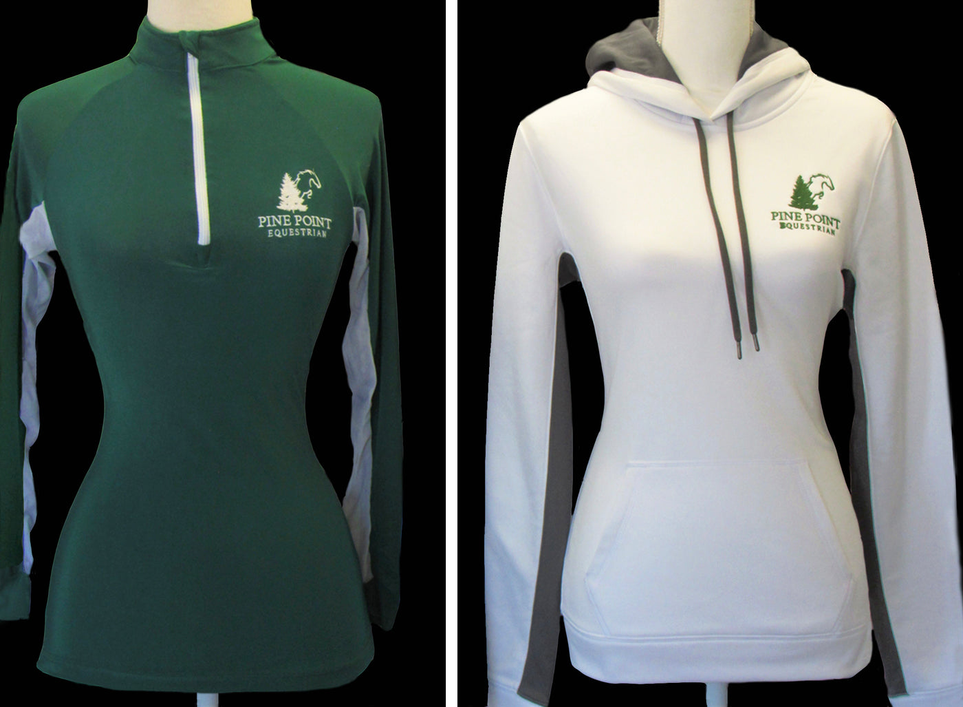 Client: Pine Point Equestrian          Integration of team colors on multiple products