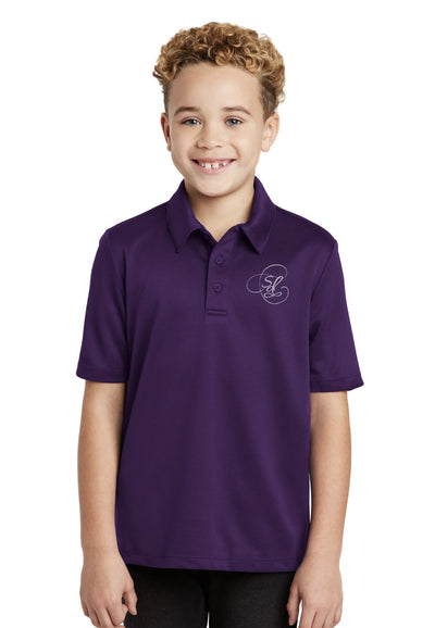 Synchrony Dressage Riding School Youth Port Authority® Silk Touch™ Polo