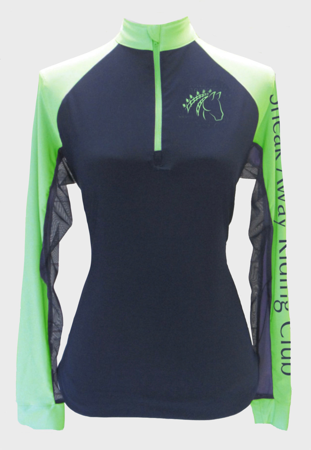 Sneak Away Riding Club Navy Sun Shirt w/Arm Embroidery - Adult + Youth Sizes