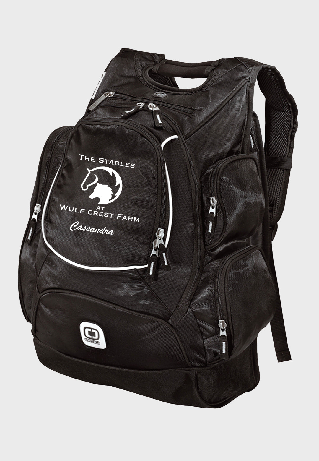 The Stables at Wulf Crest Farm Team OGIO® Bounty Hunter Pack - Black