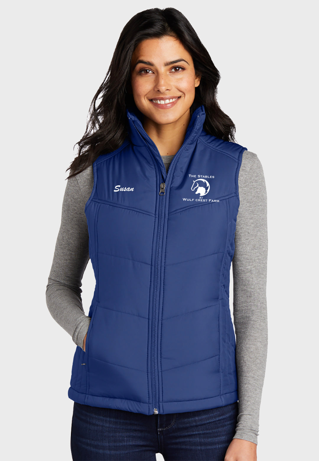 The Stables at Wulf Crest Farm Port Authority® Puffy Vest - Ladies + Mens Styles